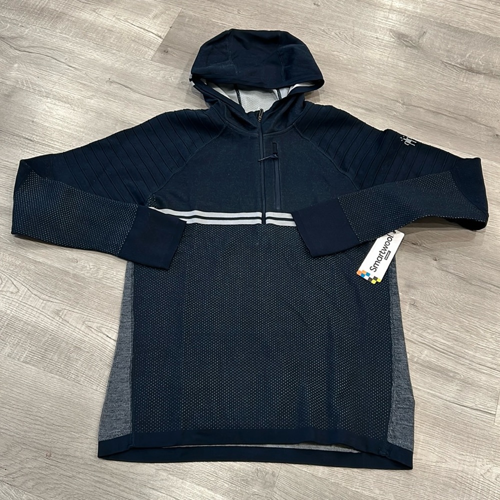 SMARTWOOL Mens Intrknt Tech 1/2 Hd DEEP NAVY